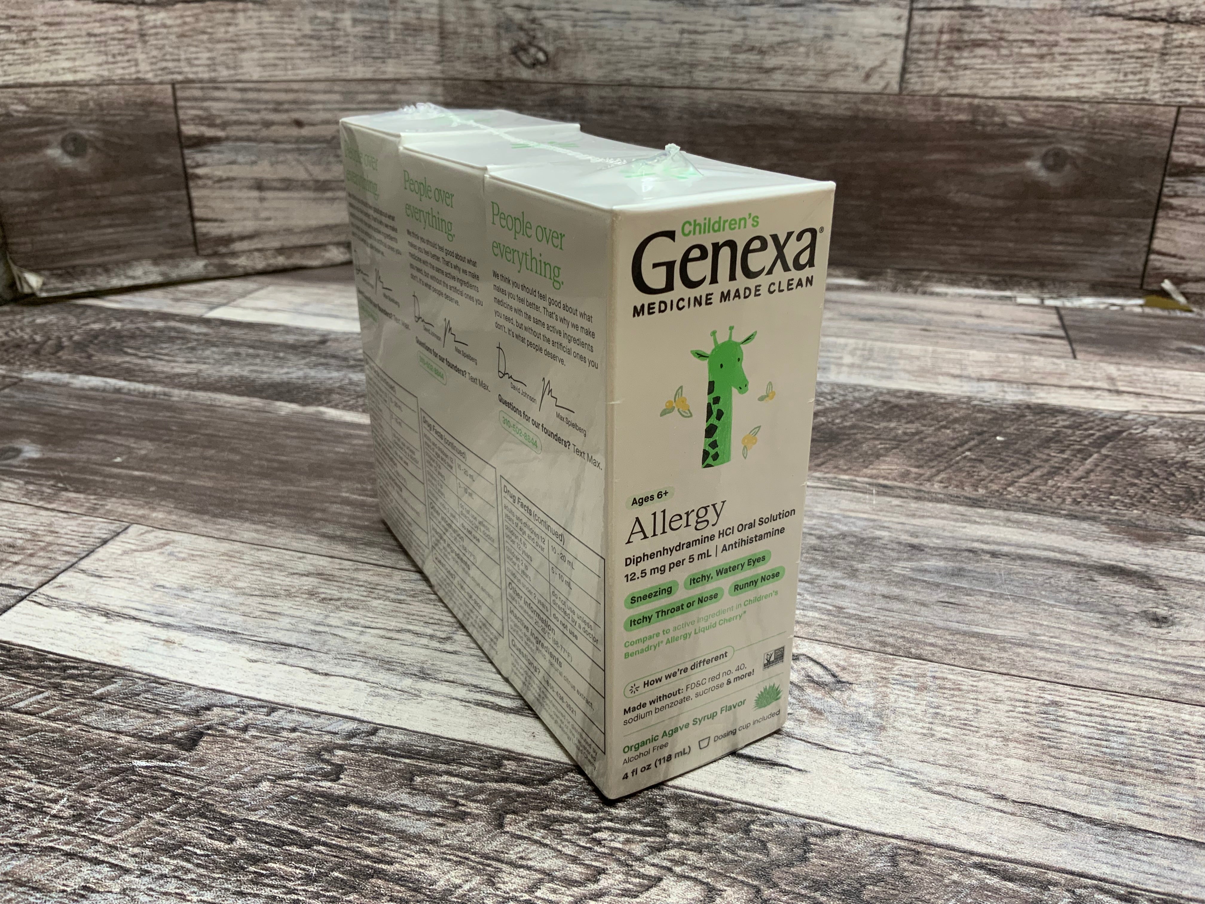 Genexa 4 FL OZ Kids Liquid Allergy Relief Medication EXP: 04/2024 **LOT OF 3** (8092134965486)
